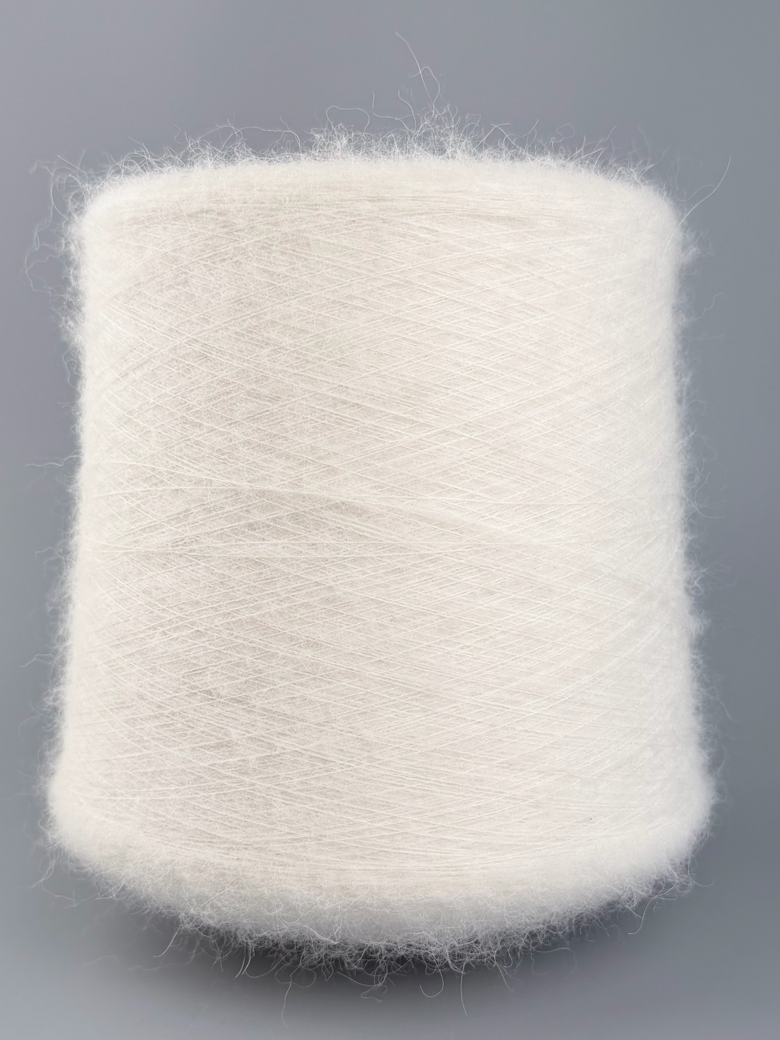 Lanificio dell’Olivo Art. Ebony 2200 m / 100 g – Fil en alpaga baby col. Blanc naturel photo 2